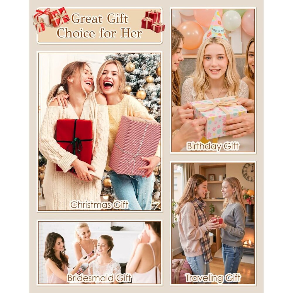 Personalized Initial Makeup Bag - Elegant Waterpr… - image 6